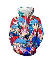 Friday night funkin 3D digital print hoodie