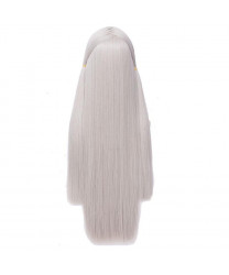 Fire Emblem Three Heroes Edelgard Silver Grey Long Straight Cosplay Wig