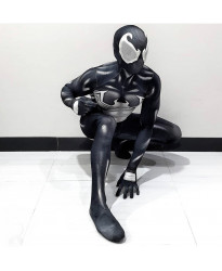 Black Spider Man Black Bodysuit spandex Super hero Cosplay Costume