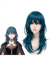 Fire Emblem Heroes Byleth Blue Long Straight Cosplay Wig
