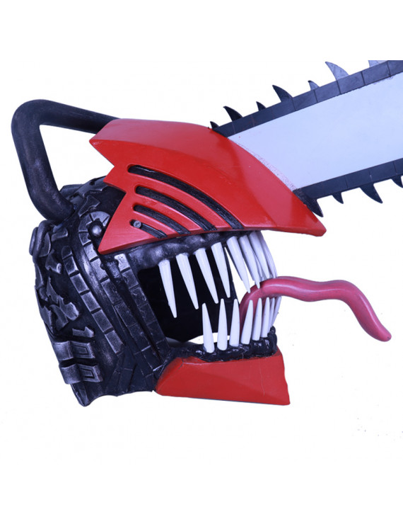 Chainsaw Man Denji Helmet Chainsaw Cosplay Accessory Prop PU Edition