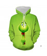 The Grinch 3D digital printing hooded pullover cosplay anime sweater