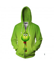 The Grinch 3D digital printing hooded pullover cosplay anime sweater