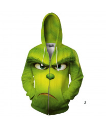 The Grinch 3D digital printing hooded pullover cosplay anime sweater