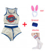 European and American women's clothing Halloween air slam dunk vest shorts women's clothing