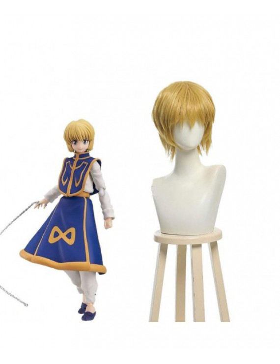 Hunter × Hunter Curarpikt Yellow Short Role Cosplay Wigs