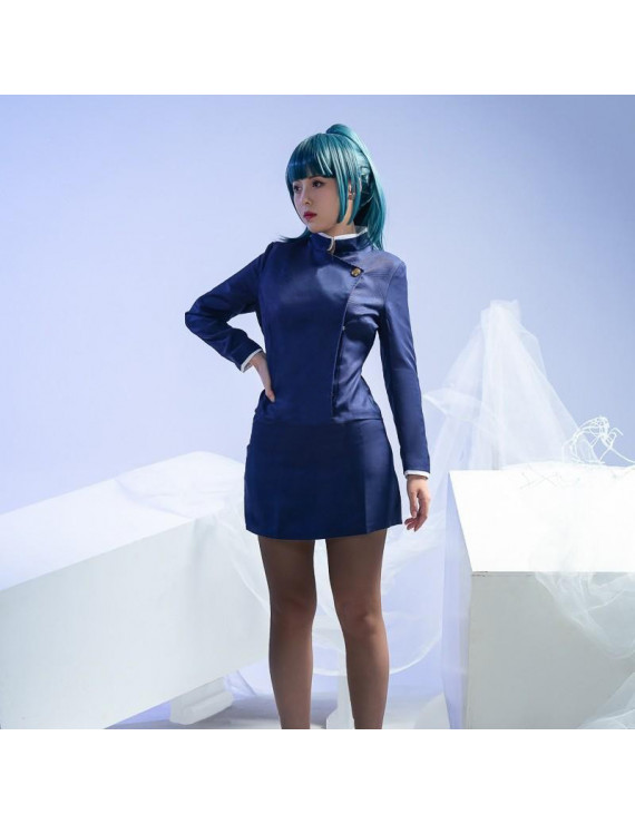 Jujutsu Kaisen Sorcery Fight Zenin Maki Uniform Dress Cosplay Costume