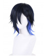 Vtuber Nijisanji 2434 Yugo Asuma Deep Blue Cosplay Wig