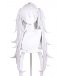 Vtuber Nijisanji 2434 Kuzuha Sex Change Cold White Cosplay Wig