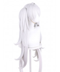 Vtuber Nijisanji 2434 Kuzuha Sex Change Cold White Cosplay Wig