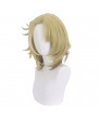 Vtuber Nijisanji Luca Golden Short Cosplay Wigs