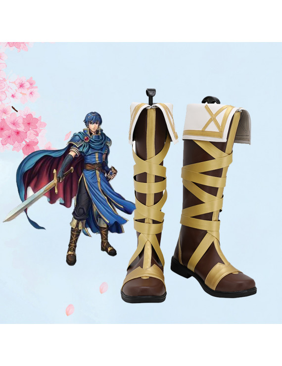 Fire Emblem Shadow Dragons and the Blade of Light Marth Cosplay Shoes