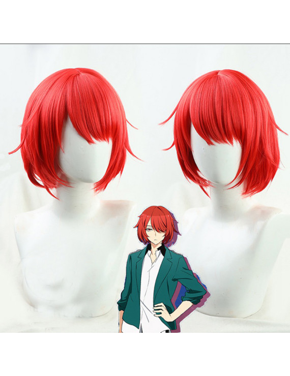 Pretty Boy Detective Club Fukuroi Michiru Red Anime Cosplay Wig