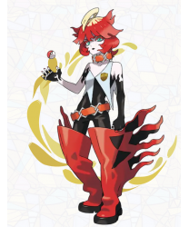 Pokémon Scarlet and Violet Game Mela Cosplay Costume