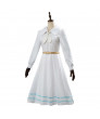 Beastars Haru White Long Sleeves Dress Cosplay Costume