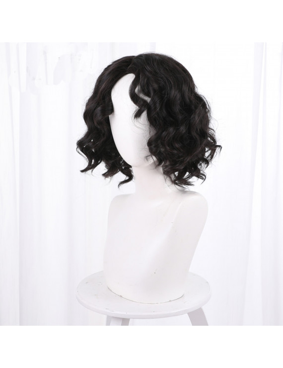 Encanto Mirabel Madrigal Black Short Curly Style Cosplay Wig
