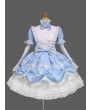 Tailor-made Pink And White Cute Bows Sweet Lace Lolita Dress Short sleeve Dress