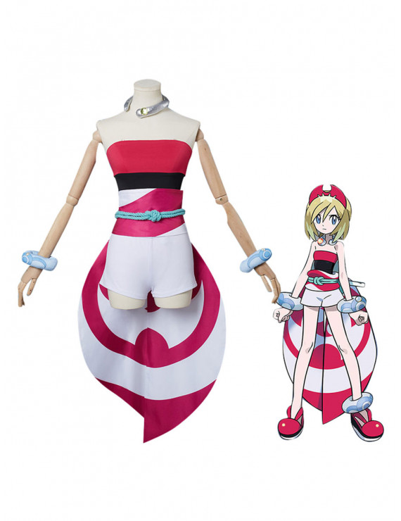 Pokemon Legends Arceus Irida Game Full Set Cosplay Costumes