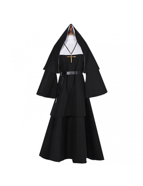 The Nun Valak Demon Nun halloween Cosplay Costume