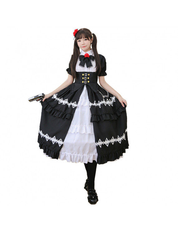 Date A Live Tokisaki Kurumi Nightmare princess lolita dress Cosplay ...