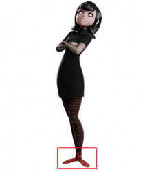 Hotel Transylvania Mavis Dracula Red PU Cosplay Shoes