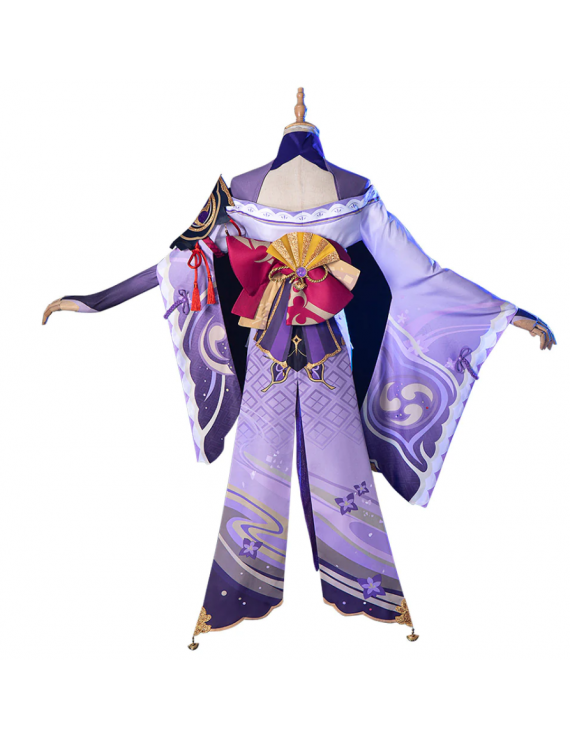 Genshin Impact Baal Raiden Shogun Anime Full Set Cosplay Costume