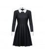 The Addams Family Values Wednesday Addams cosplay costume