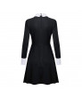 The Addams Family Values Wednesday Addams cosplay costume
