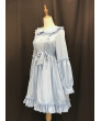 Tailor-made Pure Color Doll Collar Classic Lolita Dress Long Sleeves Dress for Female