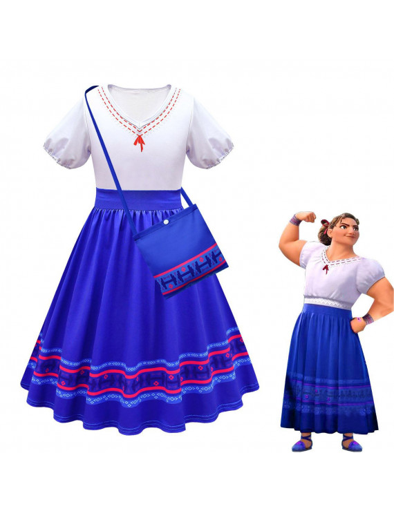 Encanto Luisa Dress Cosplay Costumes for Kid Children