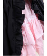 Tailor-made Cotton Black And Pink Lace Sweet Lolita Long Sleeve Maid Lolita Dress