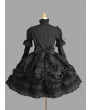 Tailor-made Gothic Lolita Dress Shirt Suit Military police style judge's role style Dress