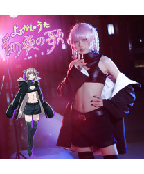 Call of the Night Nazuna Nanakusa Black Role Cosplay Costume