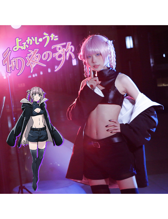 Call of the Night Nazuna Nanakusa Black Role Cosplay Costume