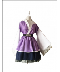 Naruto Shippuden Hyuga Hinata Lolita Kimono Dress Halloween Cosplay Costume