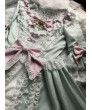 Tailor-Made Light Green lace Bowknot Classic Lolita Short Sleeve Dress