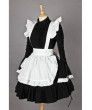 Tailor-made Long Sleeves Cotton Dress Maid Cosplay Costume for Famale