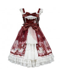 Retro sweet cute elegant Lolita daily dress Lolita jsk dress