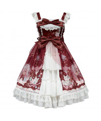 Retro sweet cute elegant Lolita daily dress Lolita jsk dress