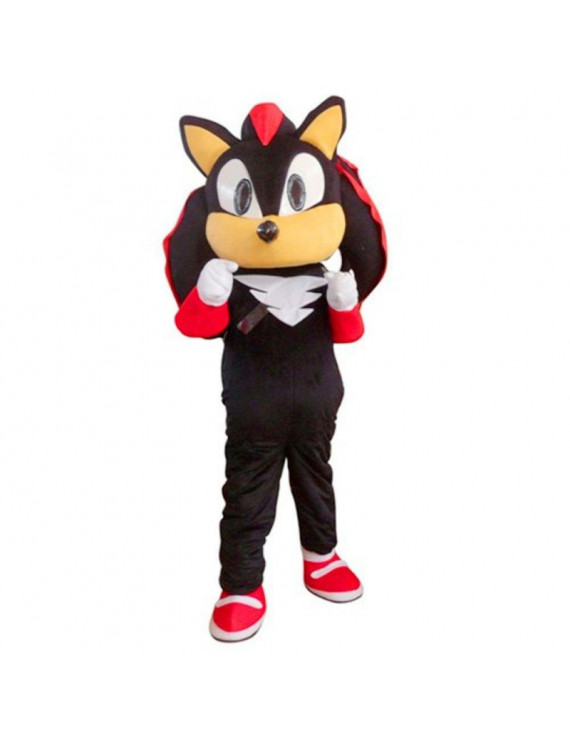 shadow the hedgehog cosplay Costume Black Sonic Mascot Costume