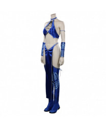 Mortal Kombat Kitana Game Cosplay Costume Halloween Carnival Suit