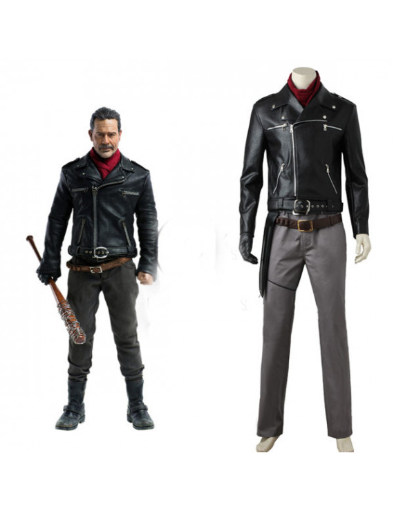 The Walking Dead Season 8 Negan TV play Cosplay Costume