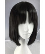 Fate grand order Saber Shiki Ryougi Short Black Straight Cosplay Wig