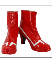 DARLING in the FRANXX 02 Zero Two Red PU Cosplay Shoes