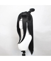 Avatar The Last Airbender June Black Styled Role Cosplay Wig 60 cm