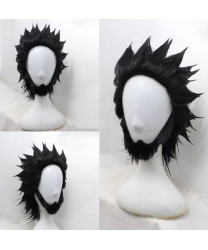 Shippuden Asuma Sarutobi Black Short Role Cosplay Wig