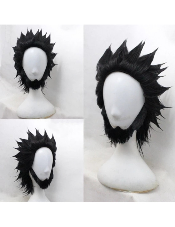 Shippuden Asuma Sarutobi Black Short Role Cosplay Wig