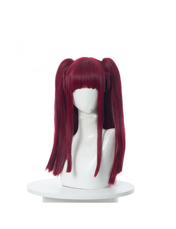 My Dress Up Darling Marin Kitagawa Wine Red Cosplay Wig