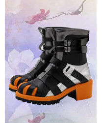 Vtuber Nijisanji Noctyx Alban Knox  PU Leather Cosplay Shoes Cosplay Boots