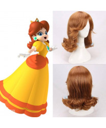 Super Mario Princess Daisy Cosplay Wig